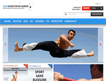 Tablet Screenshot of christophe-carrio.com